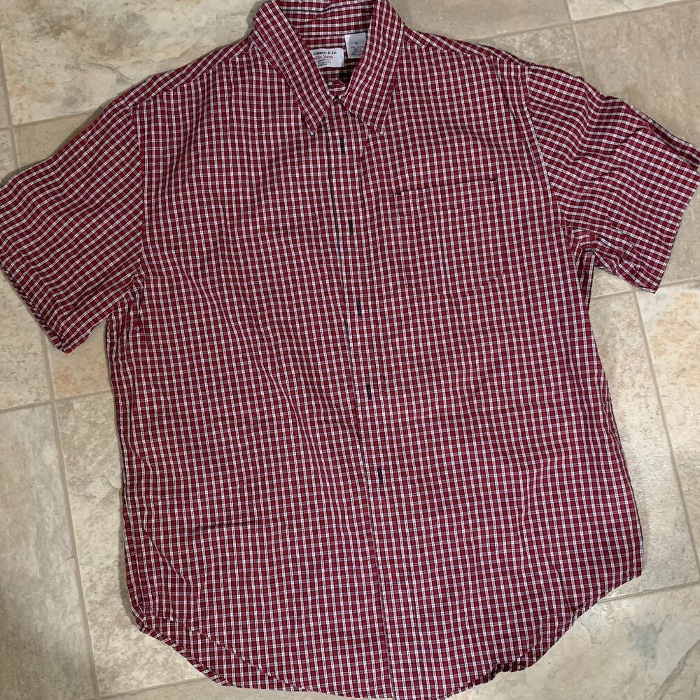 men's large levi strauss button short sleeve